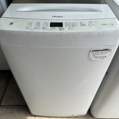 2022年　ハイアール　洗濯機　4.5kgの画像