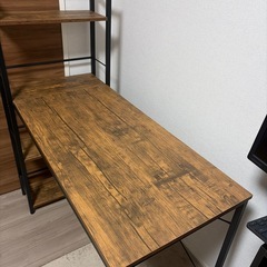 山善 PCデスク 棚左右両対応　3/22引取歓迎の画像