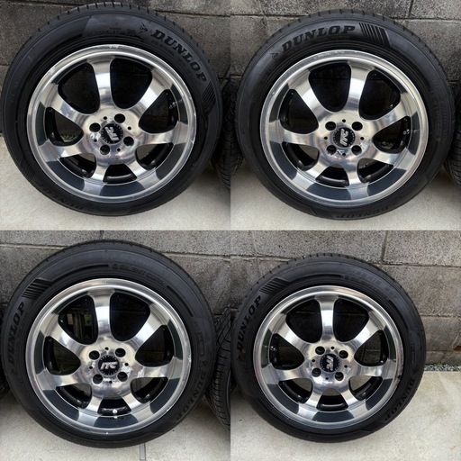 値下げしました。レイズ  セブリング 16×7j +38 185/55R16 4本 4-100