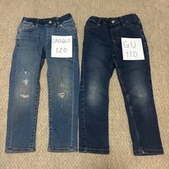 【男児服 110.120 】シャツ　ジーンズの画像