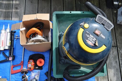 日曜大工　工具一式　ウッドデッキ制作等