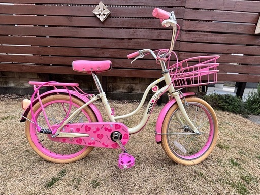 タイムセール‼️3000千円OFF！SISTER ♡JENNI 自転車18インチ15000円→12000円