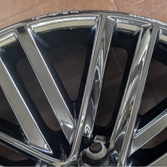 トヨタ 210/220系クラウンアスリート スパッタリング18インチ純正ホイールの画像