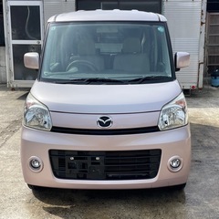 マツダ フレアワゴン 車検令和8年9月 ナビ ワンセグ 純正AW 自社ローン紹介可能の画像