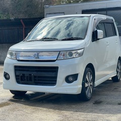 スズキ ワゴンRスティングレー 車検2年付 ターボ車 ワンオーナー ナビ TV 自社ローン紹介可能の画像
