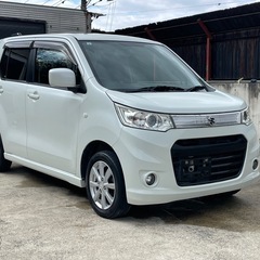 スズキ ワゴンRスティングレー 車検2年付 ナビ Bluetooth ETC 自社ローン紹介可能の画像