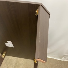 ニトリ　ローテーブル　折りたたみローテーブル　カムオン　120DBR ダークブラウンの画像