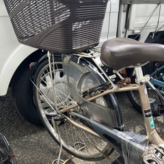 YAMHA 電動アシスト自転車 26インチ B6J88955の画像