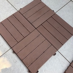 ウッドタイル　人工木　パネル　テラス　お庭　ベランダ　の画像