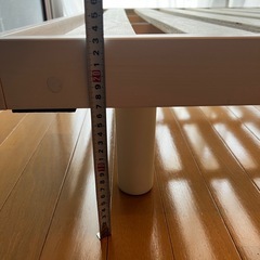 【受け渡し予定者決定】すのこベッドフレームの画像