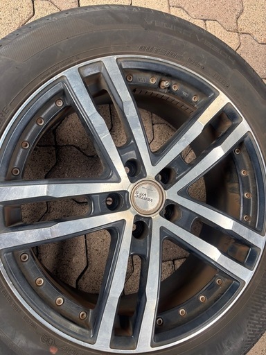 ※写真追加　ダンロップ　225/55R18夏タイヤホイール付き