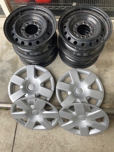 ハイエース200系鉄ホイル&カバー