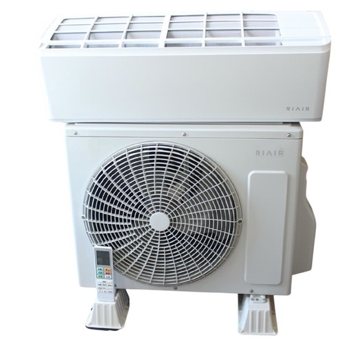 ①美品★YAMADA ヤマダ RIAIR 6畳〜　2.2kw　ルームエアコン YHA-S22N-W 2023年製