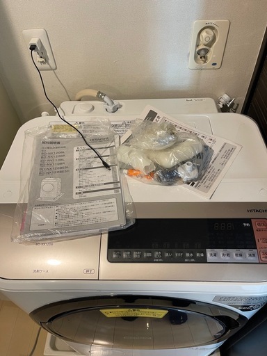 ドラム式洗濯機乾燥機付き12キロ