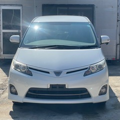 トヨタ エスティマ 車検2年付 ナビ ワンオーナー バックカメラ 純正AW 自社ローン紹介可能の画像