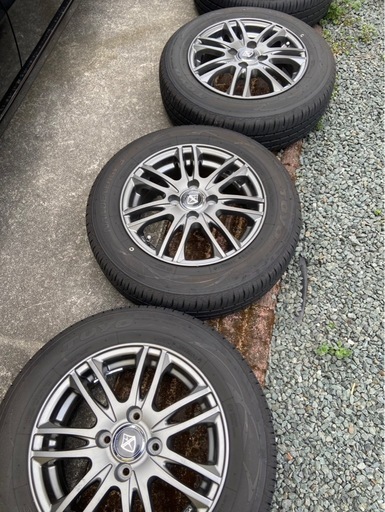 半年使用165/70R14ホイールセット