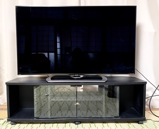 決まりました【テレビ台付き】4K対応　50型　シャープ　AQUOS