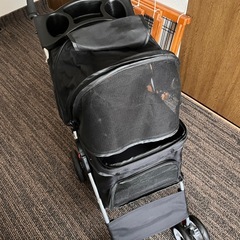 ⚠️USED品⚠️【折りたたみ式ペットカート四輪】の画像
