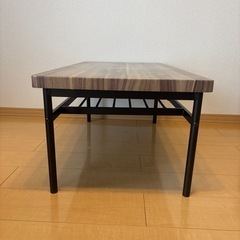 🌟値下げしました🌟木目ローテーブル　幅90cmの画像