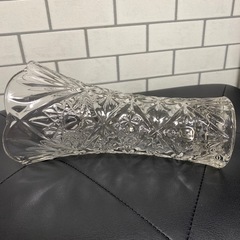 🌸ガラス✨️花瓶 23cmの画像