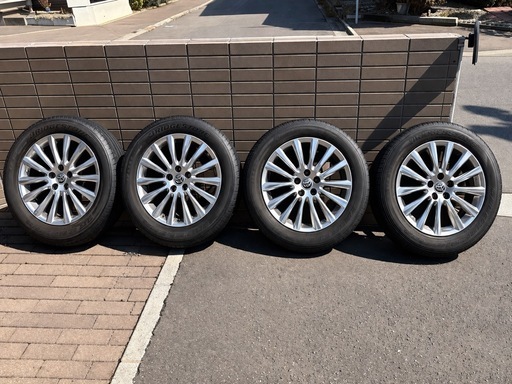 【2023年製】235/55R18 ブリヂストン トヨタ純正ホイール 4本セット