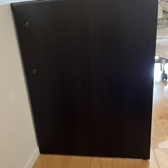 【無料】パソコンデスク120cm＋ワゴン　本八幡　引き取りの画像