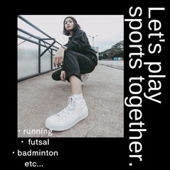 スポーツが好きな方、一緒にできる方を探しています😌