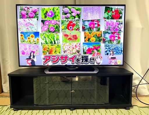 決まりました【テレビ台付き】4K対応　50型　シャープ　AQUOS