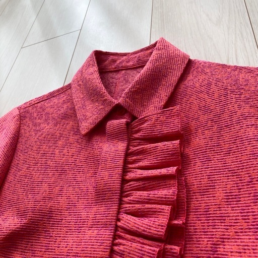 新品　ルルウィルビー　セットアップ　グログラン　ピンク　ツイード　M S