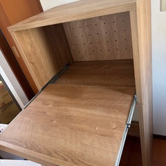 キッチン 棚  レンジ台の画像
