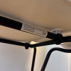 IKEA ホワイト✖️アイアン椅子二脚セットの画像