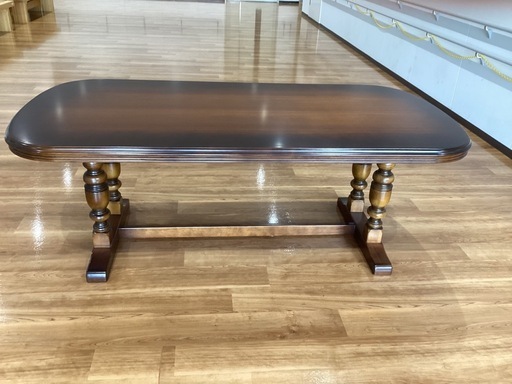 カリモクーコロニアルダイニングテーブル【町田市再生家具】253769