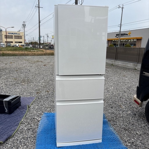 冷凍冷蔵庫 3ドア 自動製氷 330L MITSUBISHI 2022年製