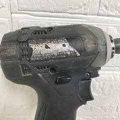 マキタ 18V 充電式インパクトドライバ TD149D ブラック 本体のみ 充電器、バッテリなし makita 電動工具 札幌市 白石店の画像