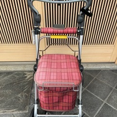 高齢者用　ショッピングカート　歩行補助　バッグ　座れる　の画像