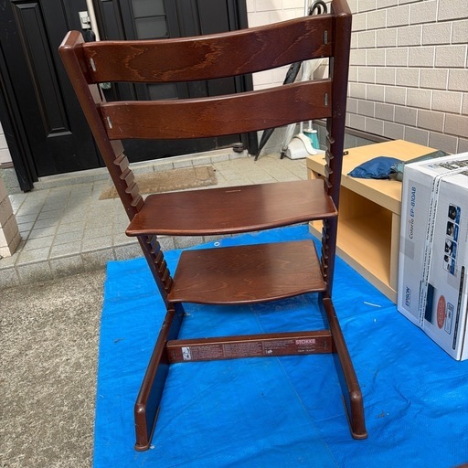 【超お得】【人気色セット】ストッケ トリップトラップ 3台（ウォールナット系2台・ブラック1台）
