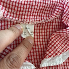 チェック柄セットアップ　の画像