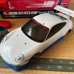 ポルシェのラジコン　HONDA シビックのボディ付きの画像