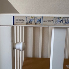 ベビーベット木製　白色の画像