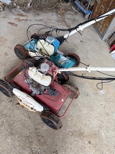 草刈り機　スパイダー　あぜ　4wd 自走式　未整備　二台セット
