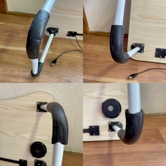 折りたたみテーブル 机 ローテーブル パソコンデスク タブレット置き ドリンク置き ペン立て USBポートの画像