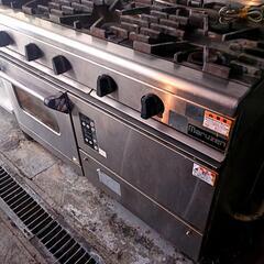 マルゼン製 業務用　ガスレンジ　ＬＰガス　５口の画像