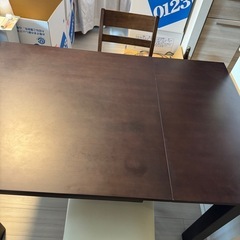 取引者決定 
伸長式ダイニングテーブルセットの画像