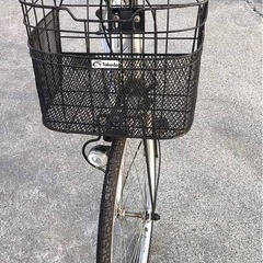 26インチ自転車　シルバーの画像