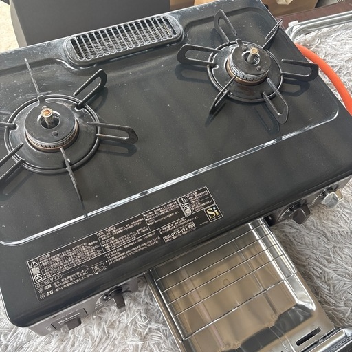 美品　Paloma IC-S37BM-L ガスコンロ 2バーナー