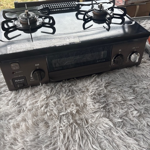 美品　Paloma IC-S37BM-L ガスコンロ 2バーナー