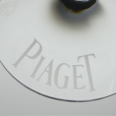 バカラ クリスタル Baccarat ピアジェ PIAGET ダブルネーム ベガ フルーティッシモ 色付 大型 シャンパングラス 28.8cm 2客の画像