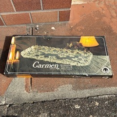 旧西ドイツ製クリスタル皿★の画像