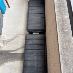 【受け渡し決定】コンテナボックス2個　屋外収納の画像