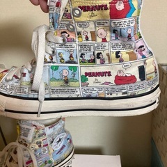 27cm
コンバース　スヌーピー　ハイカット　スニーカー コンバース CONVERSE オールスター ALLSTARの画像